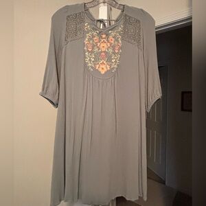 Embroidered Women's Top/Dress